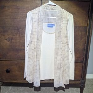 Simply Vera Vera Wang Double Layered Blouse / Vera Wang Top